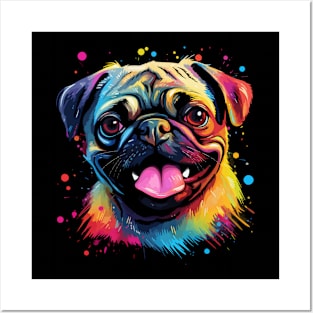 Pug Happiness Posters and Art